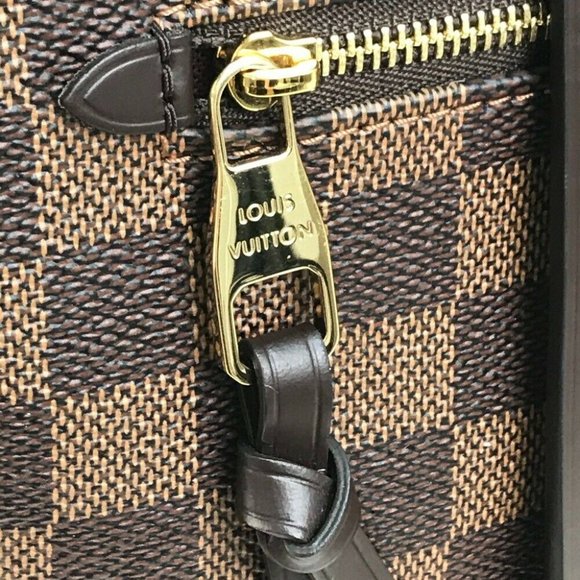 Authentic LOUIS VUITTON N41013 Damier Jena MM Tote Bag Shoulder Bag DamierCanvas - Picture 11 of 11